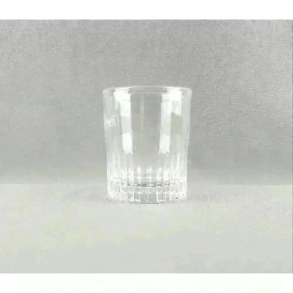 Crown Royal Old Fashioned Glass Canadian Whisky Ribbed Lowball, Embossed, Rocks - Picture 4 of 6